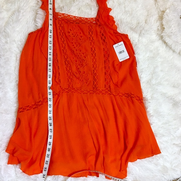 Free People Priscilla Ruffled Crochet-Trim Dress - Picture 7 of 8